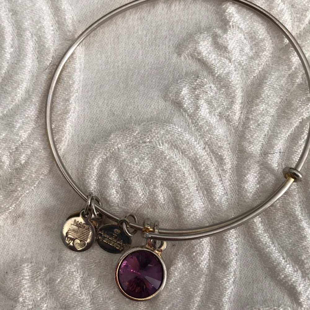 Alex and Ani Amethyst Bracelet
